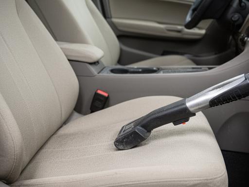 Aspirado profundo del interior de un coche familiar con tapicería textil en Sevilla